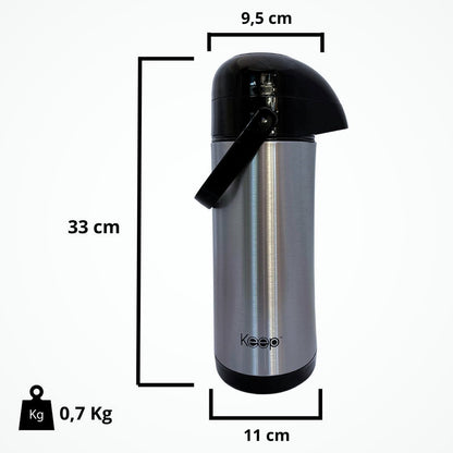 Termo Keep 1l Termo Acero Inoxidable Termo Sifón Keep