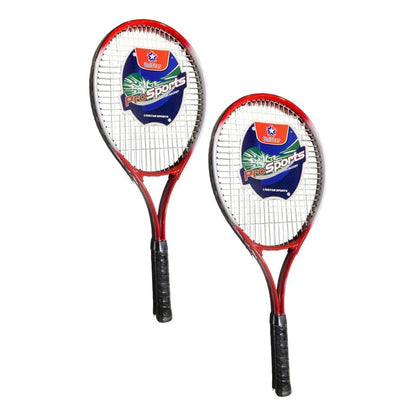 Set 2 Raquetas De Tenis + 3 Pelotas Raqueta Tenis Con Funda