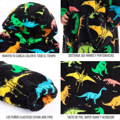 Polerones Chiporro Pijama De Invierno Poleron Invierno Disfraz De Dinosaurios Adulto Poleron Con Capucha Polerones Invierno Pijama Chiporro Sudadera