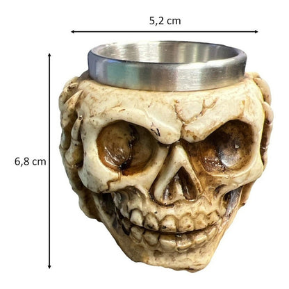 Vaso Shopero Vasos Shot Shoperos Cervecero Taza Calavera
