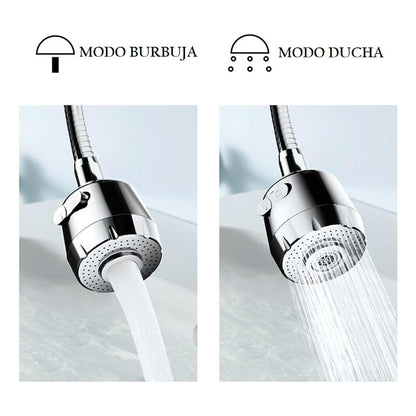 Cuello Flexible Giratorio 360° Lavaplatos Grifo Extensible