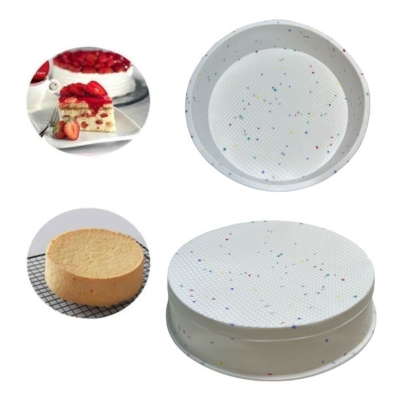 Molde Pan Redondo Moldes Para Reposteria Silicona Queque