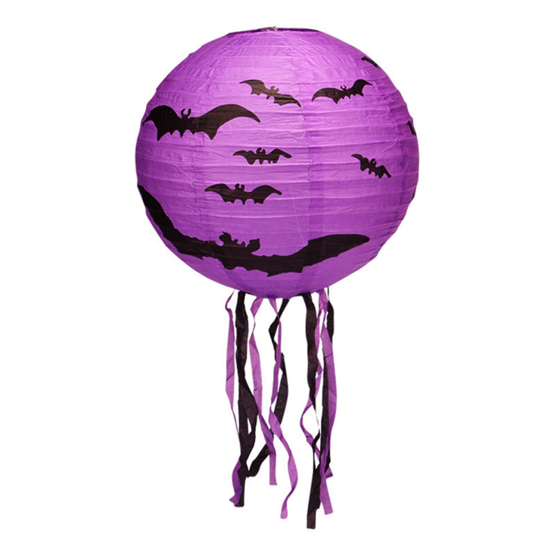 Farol De Papel Decorativo Halloween Faroles Adorno Fiestas