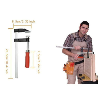 Prensa Sargento Tipo F Carpintería 200x50mm Abrazadera