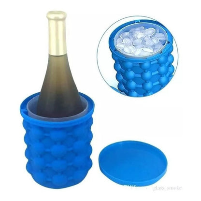 Hielera Cubeta Cubetera Hielo Facil Ice Silicon Botella