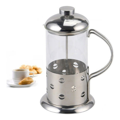 Cafetera Francesa Prensa De Émbolo Acero Inoxidable 600 Ml