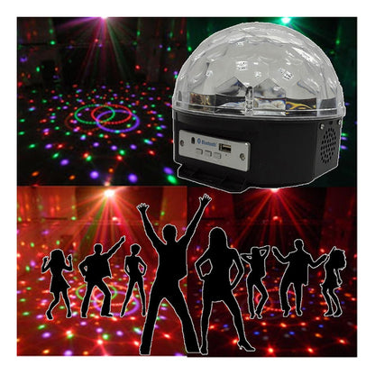 Bola Disco Luces Disco Luz Disco Led Discobola De Disco Gira