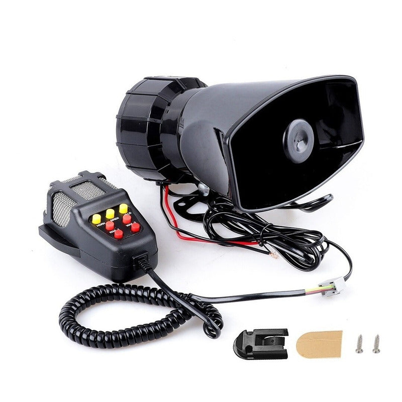 Bocina Policial Para Camioneta Altavoz Bocinas 12volt Auto