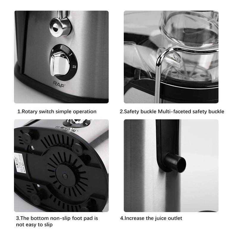 Extractor De Jugo Exprimidor Electrico Saca Jugo Electrico
