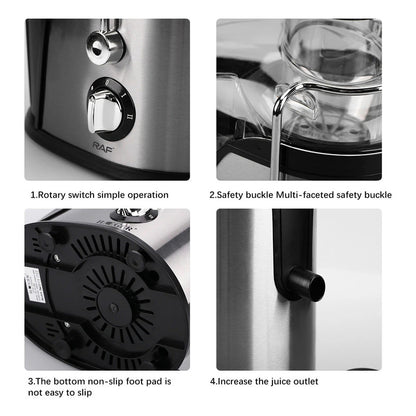 Extractor De Jugo Exprimidor Electrico Saca Jugo Electrico