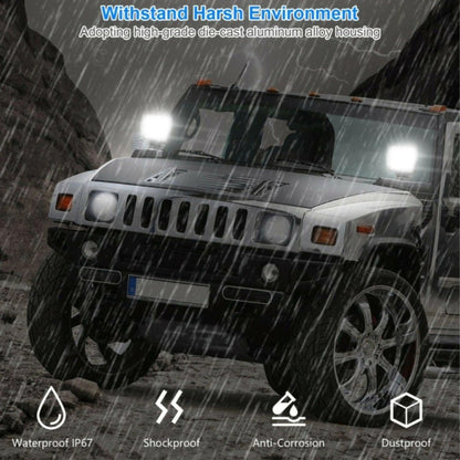 Pack X2 Focos Led Automovil Foco 4x4 Foco Neblineros Led 48w