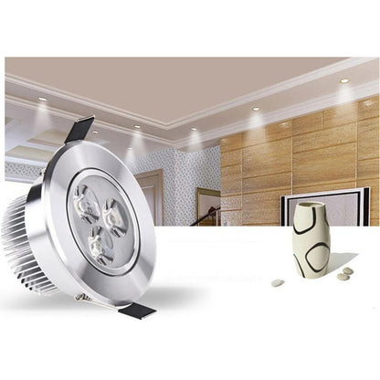 Pack X4 Focos Led Embutidos 9w Luz Fria Led Focos Led Embuti
