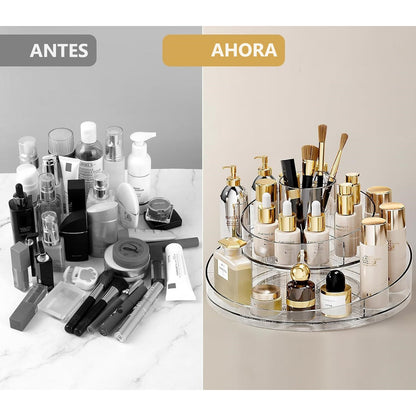 Organizador De Maquillaje Giratorio Organizador 360 Maquilla