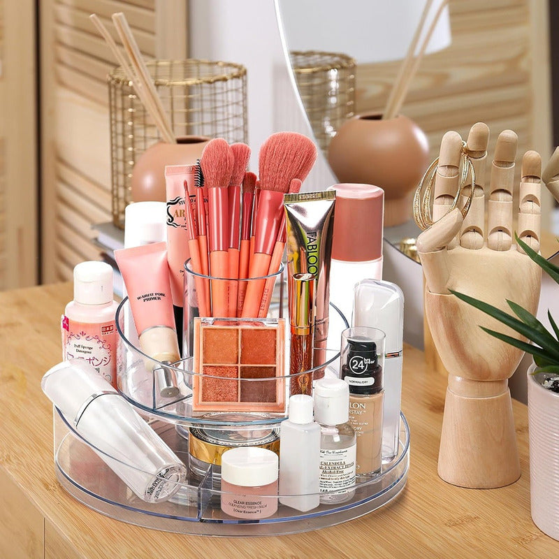 Organizador De Maquillaje Giratorio Organizador 360 Maquilla