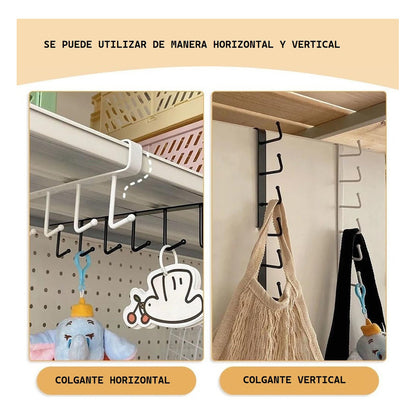 Soporte Colgador Cocina Colgador Tazas Soporte Metal Ganchos