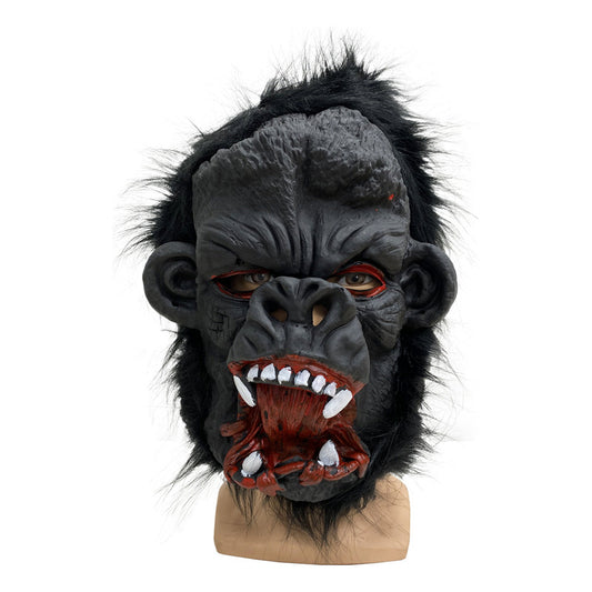 Máscara Látex De Gorila Máscara Animal Halloween Disfraz