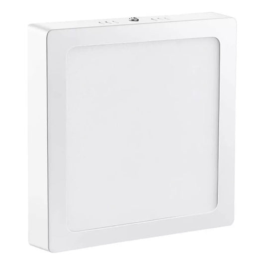 Foco Led Panel Plafon Sobrepuesto Cuadrado 18w Luz Fria