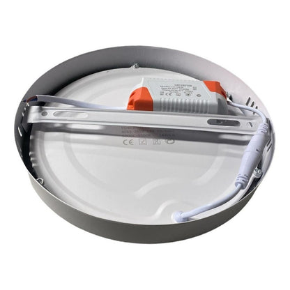 Pack X8 Foco Redondo Foco Led Sobrepuesto 18w Lamparas Techo