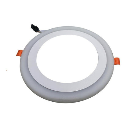 Plafon Led Techo Redond Focos Led Interior 12+4w Blanco Azul