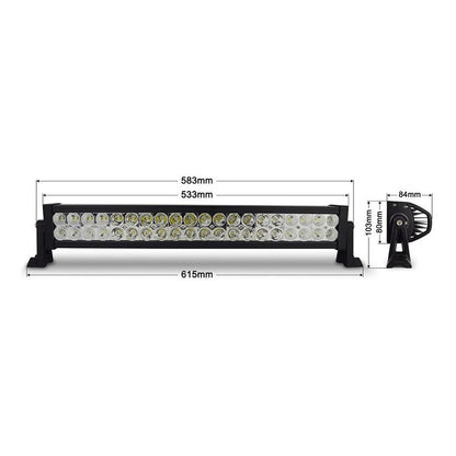 Pack X2 Barra Led 4x4 Neblineros Led Barra 120w Focos Neblin