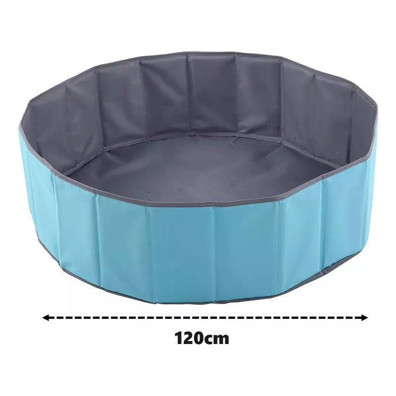 Piscina Para Perros Piscina Plegable Mascotas Perro 120x30cm