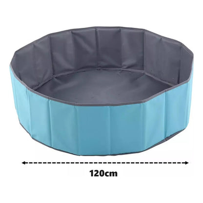 Piscina Para Perros Piscina Plegable Mascotas Perro 120x30cm