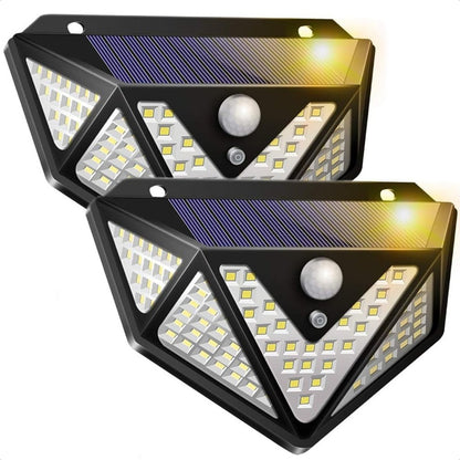 Pack 2 Luces Solares Exterior Luminaria Solar Led Luces Led