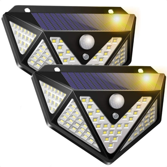 Pack 2 Luces Solares Exterior Luminaria Solar Led Luces Led