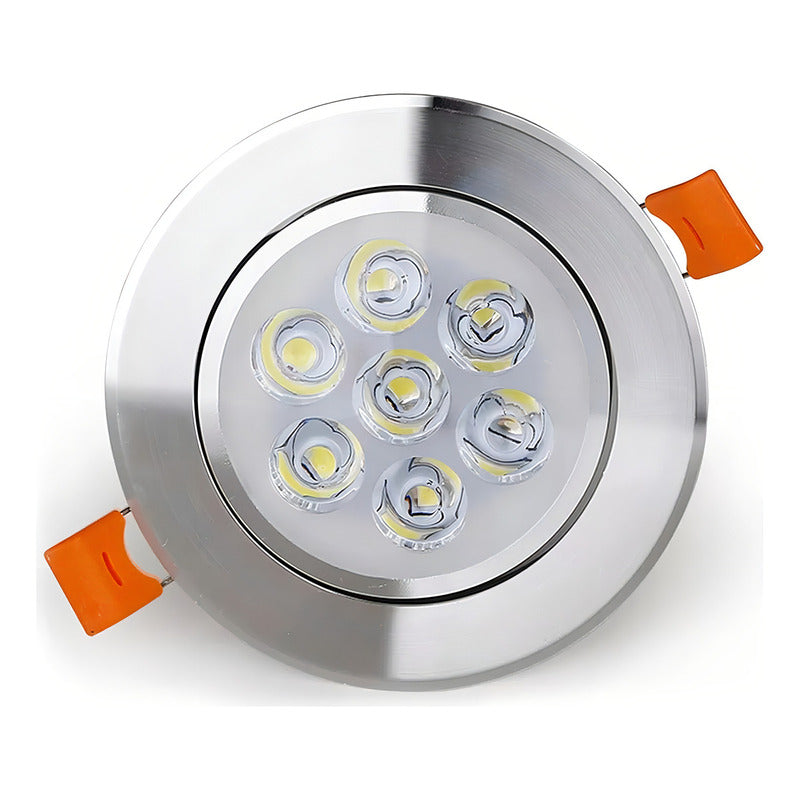 Lampara Led Techo Foco 7w Lampara Techo Dormitorio Luz Fria Lampara De Techo Redonda Led Embutida Luz Fria Arcashopping Focos Led 7w Embutido Luz Fría Luces Led Focos Led Embutidos