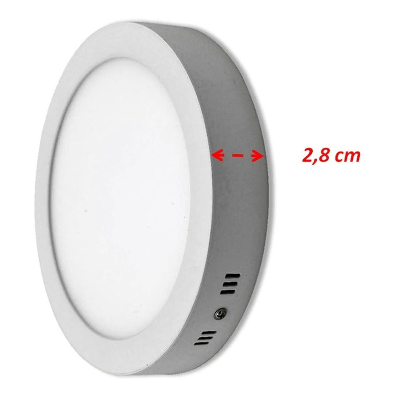 Foco Led Redondo Foco Led Sobrepuesto 24w Lamparas Techo