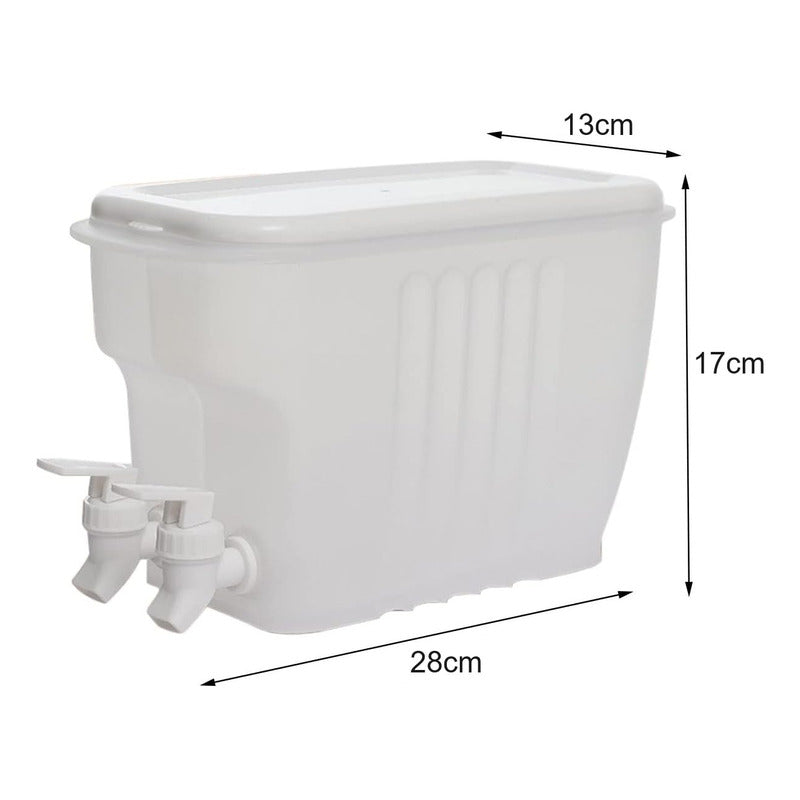 Jarra Dispensadora Doble Grifo Jarras Jugo Agua 3,5l Bebidas