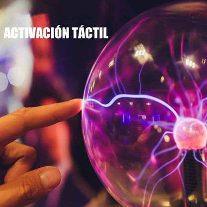 Lampara De Velador Lampara Tesla Plasma Bola Calavera Rayos
