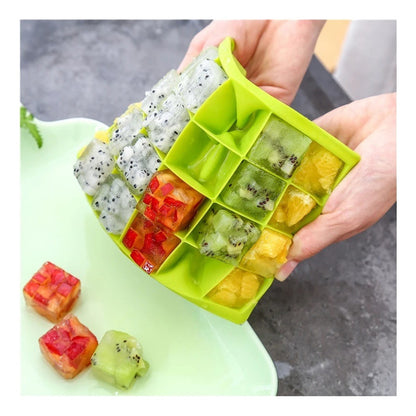 Molde Hielo Silicona Cubetera Hielo Helado Moldes 24 Cubos