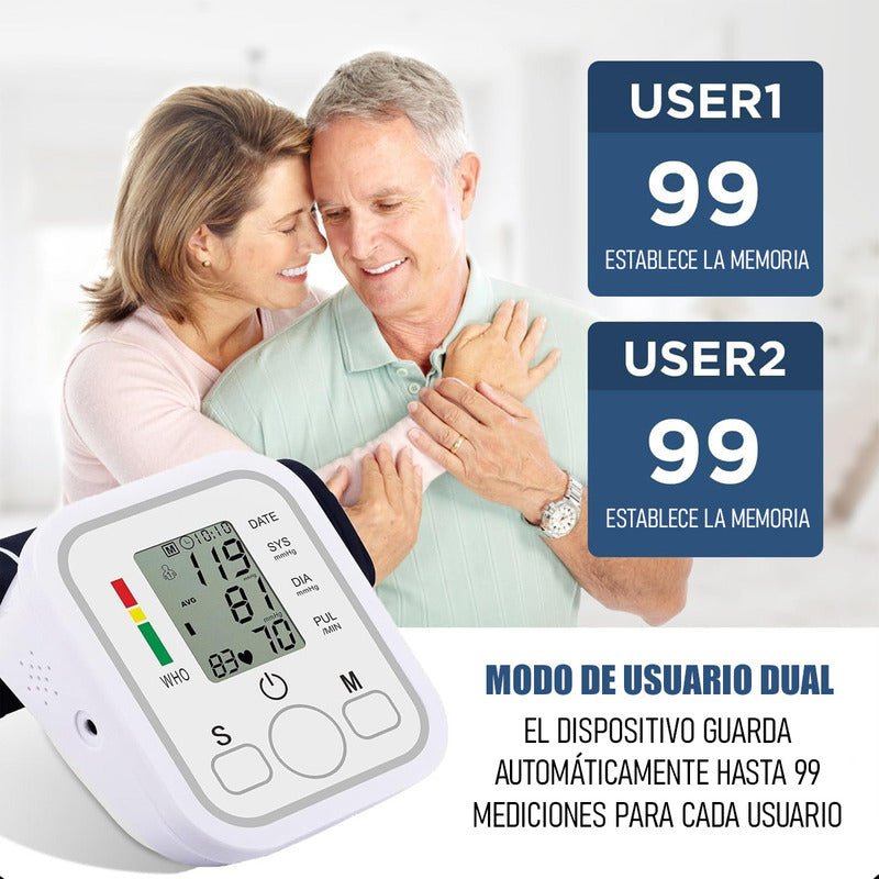 Tensiometro De Brazo Digital Tomador De Presion Digital Tens