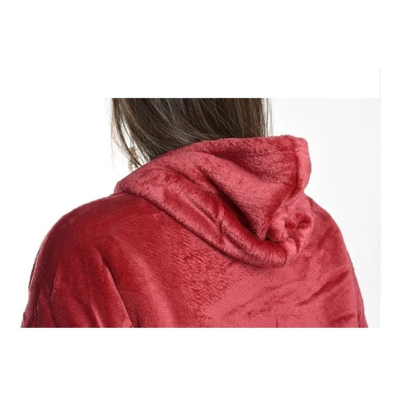 Manta Polar Bata Mujer Poleron Chiporro Hombre Poleron Felpa