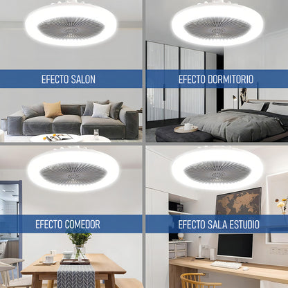 Lamparas De Techo Ventilador De Techo Lampara Colgante Con Ventilador Arcashopping Lampara 2 En 1 Ventilador Led Colgante