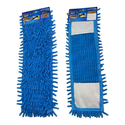 X4 Repuesto Mopa Shaggy Paño Microfibra Limpieza Absorvente