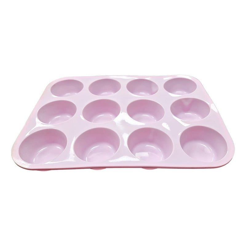 Pack X2 Molde Cupcakes Molde De Silicona 12 Cup Molde Muffin