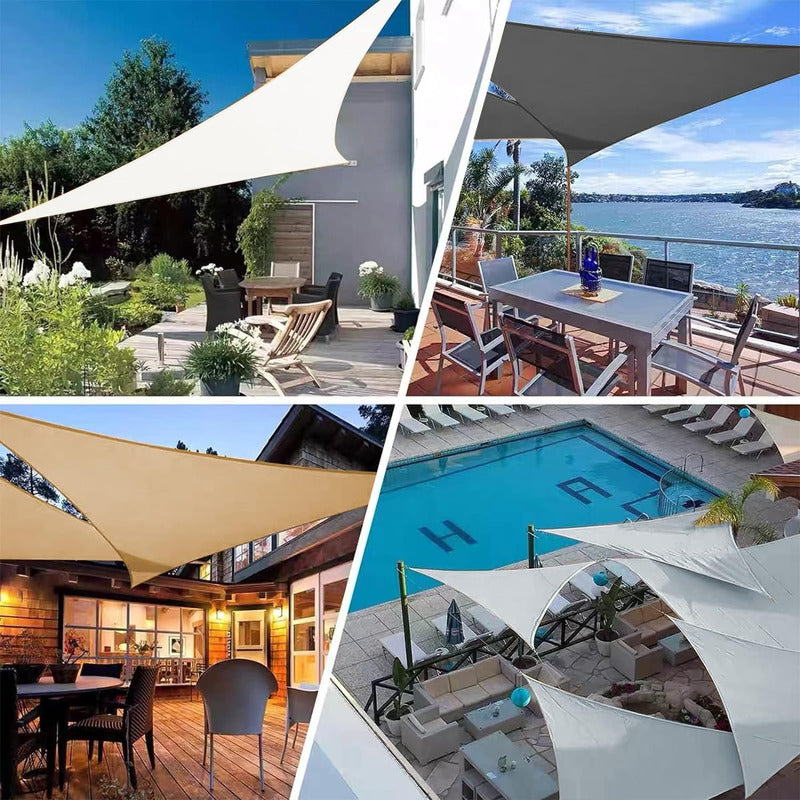 Toldo Vela Triangular Toldo Vela Impermeable Terraza 5x5x5m