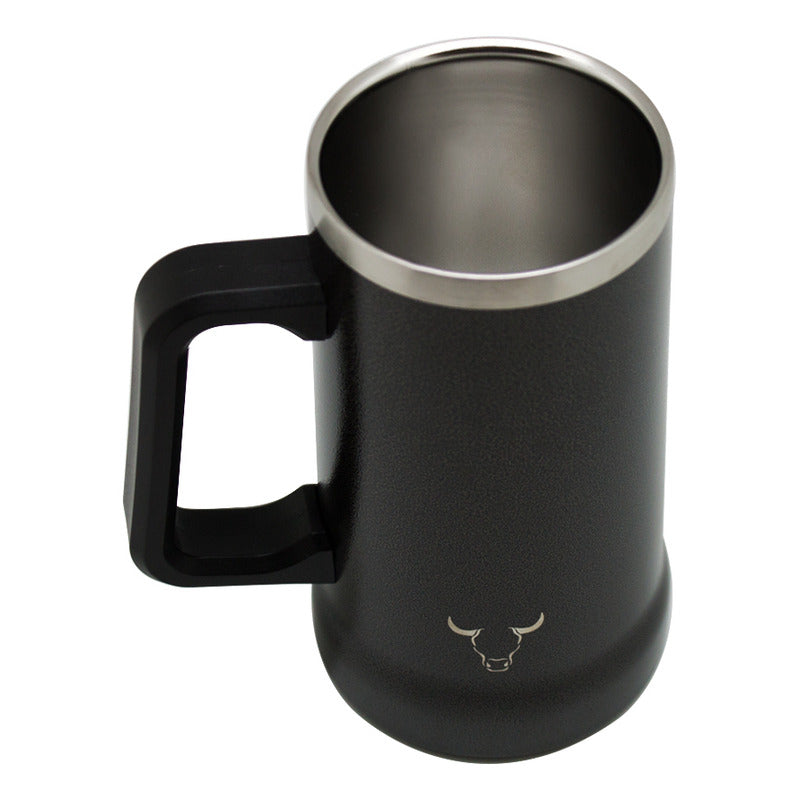 Wayu Beer Mug Stainless Steel 750ml Color Negro