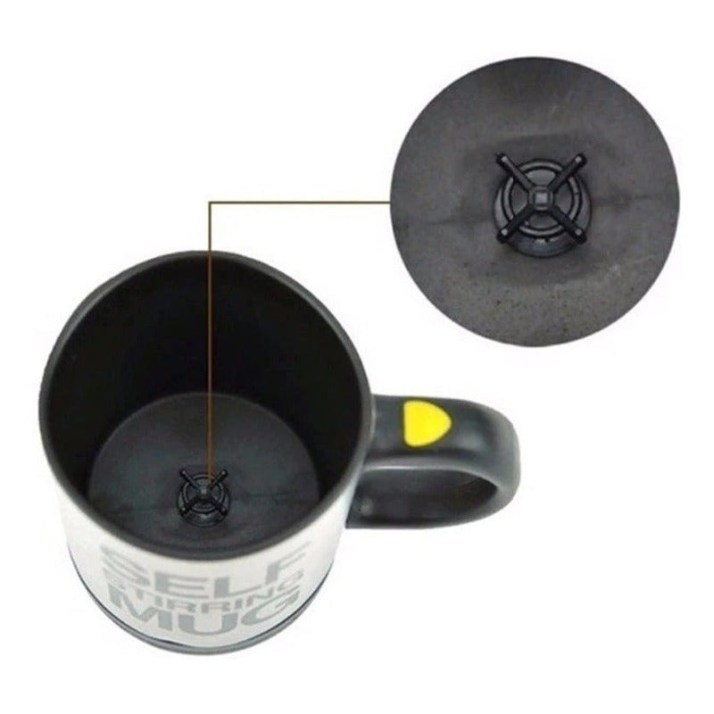 Tazon Con Revolvedor Tazon Mug Tazon Electrico Agitador Cafe