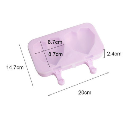 Moldes De Silicona Para Helados Molde Paleta Helado Corazon