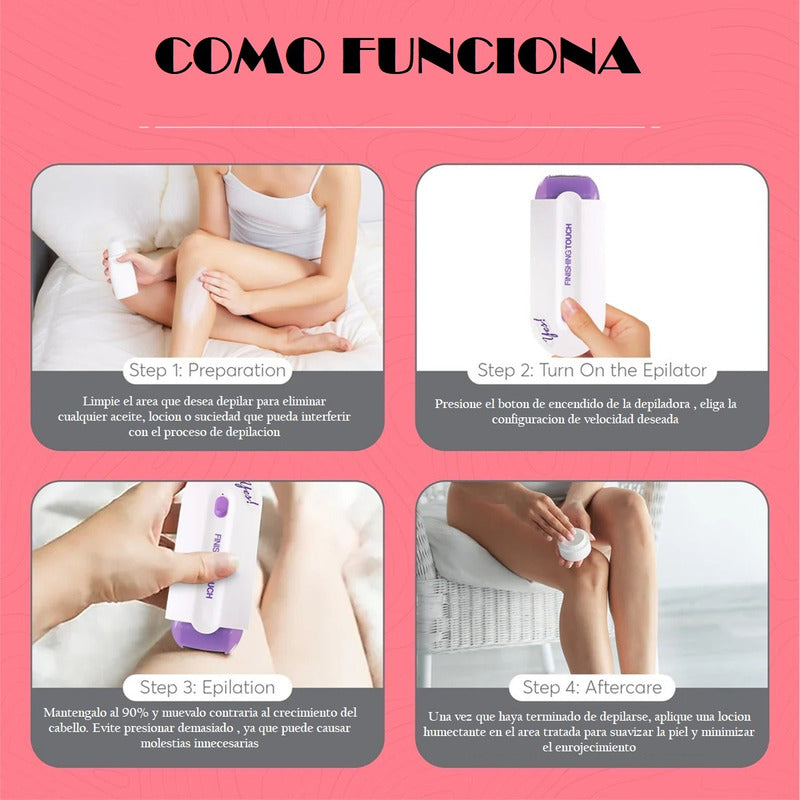 Depiladora Maquina Depiladora Removedor Vello Facial Piernas