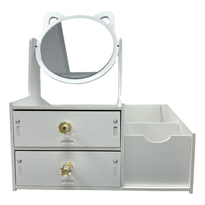 Organizador De Maquillaje Con Espejo Organizador Joyero