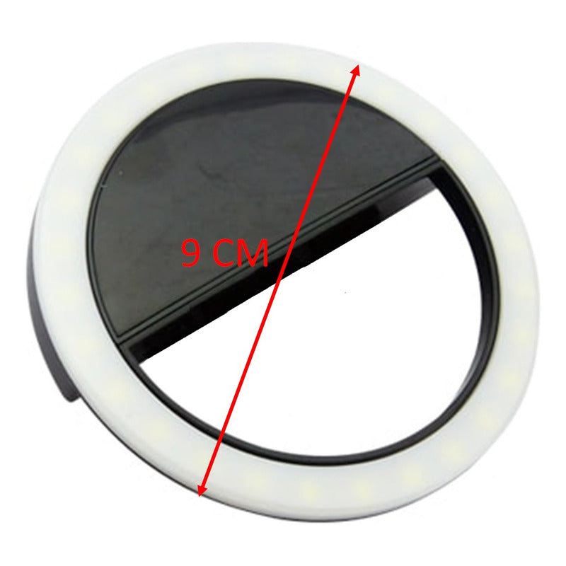 Anillo De Luz Celular Aro De Luz Para Celular Selfie Foto Pi