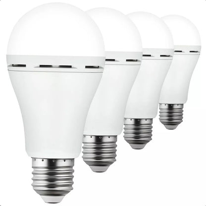Pack X4 Ampolletas 9w Led Pack X4 220v Recargable Pack Ampolleta E27 X4 Arcashopping Pack X4 Ampolleta Recargable Ampolleta E27 Ampolleta Led 9w