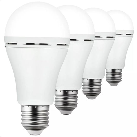 Pack X4 Ampolletas 9w Led Pack X4 220v Recargable Pack Ampolleta E27 X4 Arcashopping Pack X4 Ampolleta Recargable Ampolleta E27 Ampolleta Led 9w