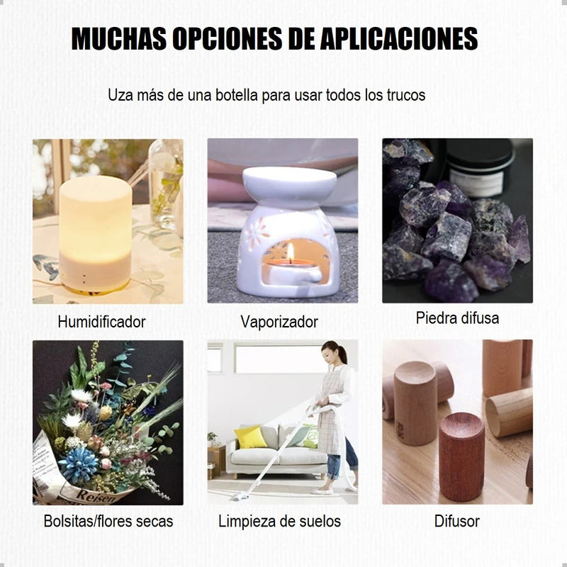 Pack X48 Esencias Para Humidificador 12 Esencias Para Humidi