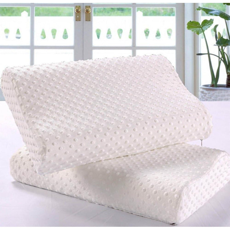 Pack X2 Almohada Cervical Ortopedica Almohadas Ortopedicas Arcashopping Almohada Terapeutica Dolores Cervicales Almohada Memory Vicoelastica Ortopedica