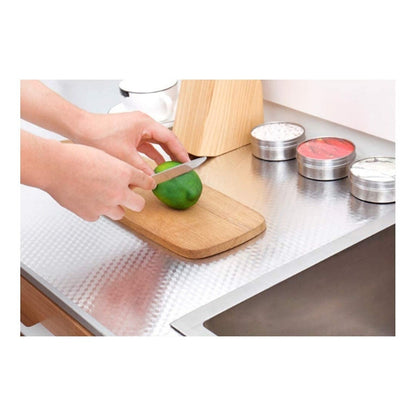 Papel Antigrasa Para Cocina 3 Metros Papel Pegatina Aluminio